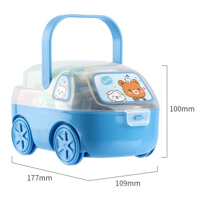 得力橡皮泥胶泥儿童泥土玩具泥幼儿园小学生彩泥24色套装手工制作轻型捏泥黏土泥巴玩具桶装手工diy 24色彩泥（送4把工具）