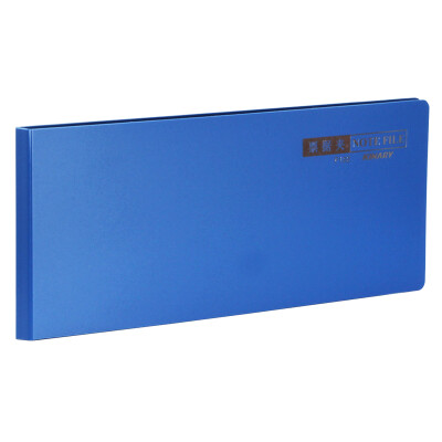 金得利A5票据夹收据文件夹发票夹资料夹办公用品蓝色F122