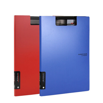 金得利 AF1000/T332A折叠板夹 A4会议报告夹写字板 文件夹 AF1000 颜色随机