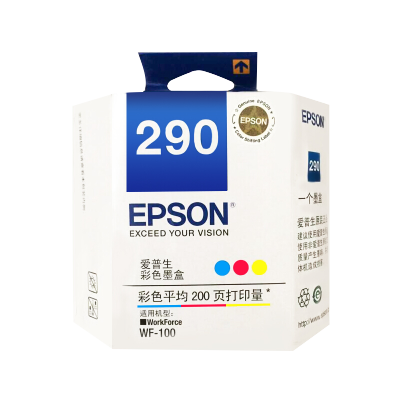 爱普生（EPSON） WF-100打印机原装T290彩色墨盒
