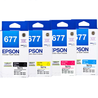 爱普生（EPSON）T6771-4 原装墨盒 (四色套装）
