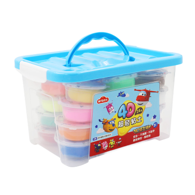 晨光幼橡皮泥彩泥12/24/36色桶装象皮油泥轻型玩具粘土彩色黏土 24色（超轻粘土+模具+工具）