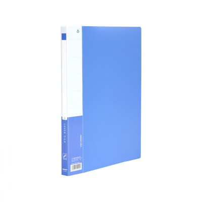 金得利 A4单双强力夹插页资料文件夹板夹长压夹押夹子 学生试卷夹AF502/AF503/AF505 AF503 单长夹蓝色