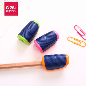 得力0520卷笔刀 学生防滑铅笔刀糖果色削笔刀铅笔刀便携式转笔刀