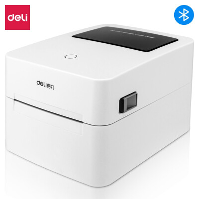 得力(deli)无线蓝牙热敏打印机 108MM快递单电子面单标签不干胶高速打印 服装快递仓储物流DL-750W