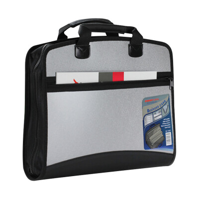 金得利A4金属色商务公事包DC1007银色1个装