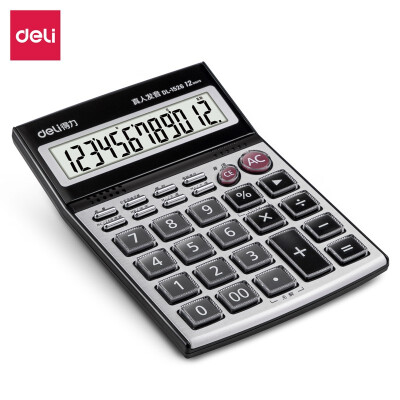 得力（deli）1526 语音计算器 12位 真人发音计算机