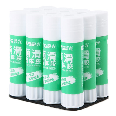 晨光（M&G）ASGN7103 顺滑强黏性固体胶 PVA胶棒 学生手工固体黏胶 15g【12个/组】
