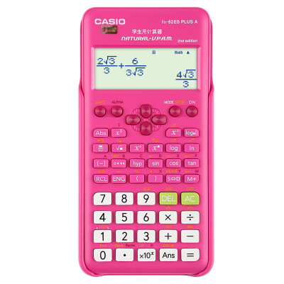 卡西欧（CASIO） FX-82ES PLUS A - 2 函数科学计算器 臻红 fx-82ES PLUS A 升级款 大学高中初中学生考试