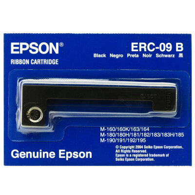 爱普生（EPSON）ERC-09B/22B 微型色带架 黑色(M-160/160K/163/164/180/181/182/183/185/190/191/192/195)