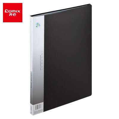 齐心(Comix) NF20AK 资料册/文件册A4 20页 黑色